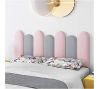 LLHTTDMBDFC Anti-Collision Wall Padding, Padded Wall Panels, 3D Upholstered Soundproof Panel, 3cm Thick Decor Wall Sticker, Wall Mounted Soundproof Panel For Wall Decoration(D,200x50cm)