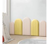 LLHTTDMBDFC Anti-Collision Wall Padding, Padded Wall Panels, Peel And Stick Upholstered Headboard, Decor PU Padded Wall Panels, 3D Anti-Collision Wall Sticker(A,150x60cm)
