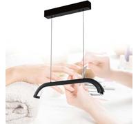 LLHTTDMBDFC Half Moon Lamp for Lash Extensions - 68CM Light Area, 48W LED Lash Beauty Light, 2700K-5600K Dimmable Lash Lamp for Skincare, Eyebrows Tattoo, Nail Art, Hair Salon, Pink(Black)