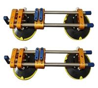 LLHTTDMBDFC Seamless Seam Setter, Stone Seam Setter, Seamless Stone Seam Setter for Joint with 6Inch Suction Cups Stable Lifting(2pieces)