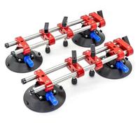 LLHTTDMBDFC Stone Seam Setter, Seamless Seam Setter, Adjustable Seamless Stone Seam Setter 6 Inch Vacuum Suction Cup with Pressure Guage(2PC)