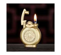 LLIANG Vintage Antique Kerosene Lighter - Reusable Windbreak Cool Lighter - Birthday Gift for Men's Dads and Husbands (Black)