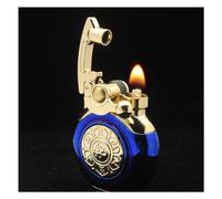 LLIANG Vintage Antique Kerosene Lighter - Reusable Windbreak Cool Lighter - Birthday Gift for Men's Dads and Husbands (Black)