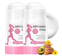 llikknve 2 Pcs Anti Chafing Stick, Anti Chafing Cream for Body, Moisturizing and Soothing Glide Stick for Women and Men, Travel Friendly