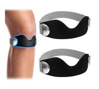 llikknve 2 PCS Patella Tendon Knee Strap,Patella Knee Support,Silicone Support Strap,Non-Slip,for Running,Basketball,Hiking,and High-Impact Sports