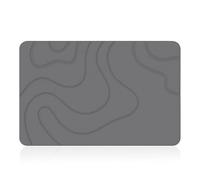 llikknve Stone Bath Mat Quick Dry, Diatomite Bath Mat, Super Absorbent, Quick-Drying, Easy to Clean, and Non-slip for Bathrooms Kitchens Etc (Dark Gray, 40x60 Cm)