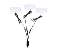 LLINthy 1 To 3 D Battery To USB Electric Converter Replace -4pcs Cell .5V 3V 4.5V 6V For Water Heater Flashlight Cell Cable