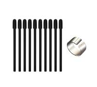 LLINthy 10pcs Pen Replacement Pen Tips With Clip For PTK470 Drawing Tablets Smooth Natural Feel
