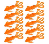 LLINthy 10PCS Robotic Shrimp Lures Realistic Swimming Action With Scintillate & Light Reflection Flexible Fishing Substance Fishing Attract With Scintillate