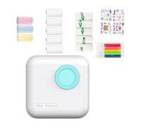 LLINthy 1200mah Label Maker Machine Thermally Label Printer For Office Home Business Maker Printer For Office Note Memo Bluetooth-compatible Thermally Learning