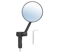 LLINthy 1Pc Rotating Handlebars End Glasses Bicycles Handlebars Plugs Rearview Glasses Adjustable Glasses Cycling Accessories Bicycles Rearview Easily To Install