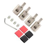 LLINthy 2Pair 0 Gauges/4 Gauges/8 Gauges Car Stereos Power Connectors Coppers Alloy Terminals AntiCorrosion Fast Assembly Car Power Terminals