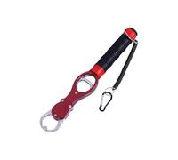LLINthy 3. Heavy-Duty Fish Lip Gripper Tool With Integrated Scale Aluminum Alloy Clamps For Saltwater Freshwater Catches Fishes Lip Gripper Freshwaters Fishing Saltwaters Control