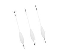 LLINthy 3pcs Acrylic Buoyancy Bobbers For Long Casting 12/15/20/30/40g Bombard Shape Upward Bobber Fishing Float Acrylic Bobbers