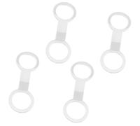 LLINthy 4Pcs Silicone Snorkels Strap Keeper Dives Snorkeling Clip Retainer Attachments Snorkels Strap Keeper Tube Holder Diving Tube Holder Retainer Clip