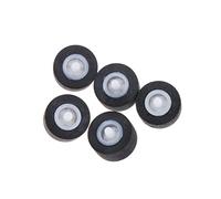 LLINthy 5Pcs Cartridges Radio Roller Tape Recorder Pressure Cassette Recorder Belt Pulley Wheel 12mm Diameter