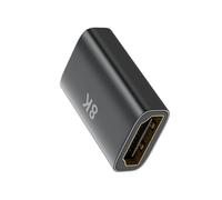 LLINthy 8K HDTV Female To Female Adapter HDTV 2.1 Coupler 8K@60Hz/4K@120Hz Extender Adapter 8K Resolution 7680x4320 Portable Hdtv Coupler For Large Screen Splicing