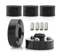 LLINthy Aluminum Adjustable Floor Protector Mats Shock And Noise Cancelling Mat Peaker Spikes Floor Protectors Shoes Mat Anti Amplifier Feet For Equipment HiFi Speakers Record