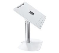 LLINthy Aluminum Laptop Stand Adjustable Height Desk Lifting Stand Ergonomic Bed Desk PC Tray For Tablet Lapdesk 11-17in Portable Computer