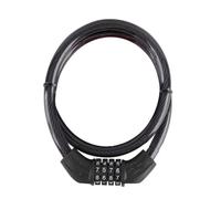 LLINthy Anti Thefts Bicycles Combination Lock 5 Figure Combination Bike Cable Lock For Motorcycles Outdoor Equipment Protecting Combination Motorcycle Lock