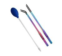LLINthy Clamp Reptiles Food Tweezers With AntiCorrosion Black Coated Tip For Easy Feeding Long Spoon Set Long Feeding Tongs