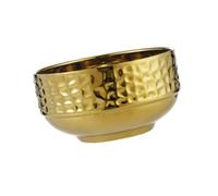 LLINthy Double Layer Insulated Hammered Textured Nonslip Bowl Stainless Steel for Dining Kitchen Tableware Insulated Bowl for Hot Soup