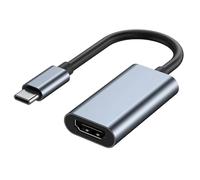 LLINthy Durability USB C to HDTV Adapter Supports 4K 2K 1080P Resolution for Business Travel Home Entertainment Wide Application Processor