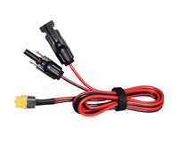 LLINthy Flexible Solar Panel Charging Cable With To XT60 Adapter 12AWG For Power Solution Solar Panel Cable