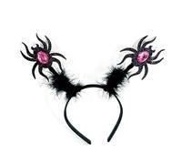 LLINthy Halloween Headband For Kids Glittering Pumpkin Hairband Cosplay Costume Headpiece For Adult Child Stage Props Headwear