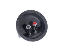 LLINthy High Current Speakers Terminals Cup 72mm Round Cutout Spring Clamp Connectors OxygenFree Coppers for Enhances Sound Toolless Wire Terminals