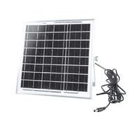 LLINthy High Performances 12V 0.66A Solar Charging Adapters 15.60ft Output Cord 5.2x2.1mm For Reliability Power Supply To Electronics Solar Panel