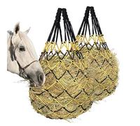 LLINthy Horse Hay Feeders Storage Hay Large Capacity Bag For Big Animal Goat Alpacas Web Bag Carry Reduce Waste Farm Poultry Supplies