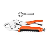 LLINthy Industrial Floor Heating Pipe Wrench 6cm Opening Capacity AntiFatigue Handle Precise Control for Plumbing Professional Design Pipe Wrench
