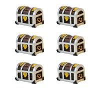 LLINthy Jungle Theme Treasure Chests Landscape Decors For Aquariums Model Treasure Chests Miniature Figurine For Fishtanks Decors Underwater Decoration