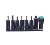 LLINthy Laptop Charging Solution 5.5x2.1mm Female With 8 Interchangeable DC5521 Power Tips Easy To Use Wide Compatibility