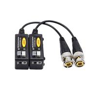 LLINthy Long Ranges 300M Surveillances Extender Video Balun Connectors Converts Coaxials To Ethernet Cable For Clear 8MP Camera Coaxials Video Transmitters