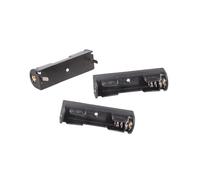 LLINthy Multipurpose 2A Battery Holder Metal Structure Solder Friendly Terminals For Customs Circuits Battery Holder With Circuit Board Pins