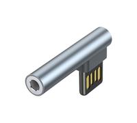 LLINthy Music Adapter USB Male To 3.5mm TRRS Female Adapter For Sound Compatible For Window Operating Systems