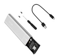 LLINthy NVMe External Hard Drives Enclosure Easy Installation Hard Drive Enclosure USB 3.1 Gen 2 10Gbps Data Transfer