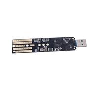 LLINthy NVME/SATAs HDDs External Adapter USB3.1 TypeA Connection Aluminum Case With UASP Trim Fit 2242/2260/2280 Size