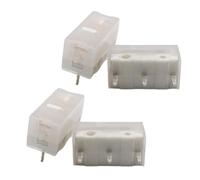 LLINthy Original White 8.0 Button Gold Contactor 100 Million Life 3 Pin White Dot