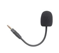 LLINthy Plugs And Play Replacement Microphone Boom With Flexible Arm For Headsets Streaming And Online Meetings Noise Cancelling Boom Mic Arm