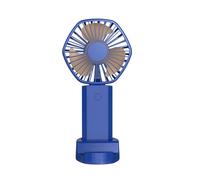 LLINthy Portable Fan Powerful Handheld 3 Speed Small Desk Lightweight Rechargeable For Travel Indoor Outdoor Office Fan