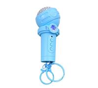 LLINthy Reusable Keychain Microphone Shape Pendant For Kids Portable Design Durability Toy For Birthdays Holidays Portable Kids Microphone