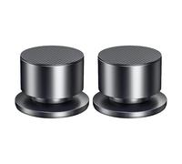 LLINthy Reversible AntiSlip Coppers Base Speakers Isolation Feet Reduce 95% Harmonics Resonance While Maintaining Natural Acoustics Warmth AntiVibration Resonance Dampeners