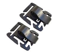 LLINthy Rotating Hydrations Pack Hose Clamp Steel Brackets For Backpacks Bikes Trail Running Quick Adjustable Flows Control POM Water Pipe Clip