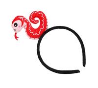 LLINthy Soft Fabric Snake Headband For Chinese New Year Parties Comfortable And Stylish Hair Accessory Festival Theme Headwear