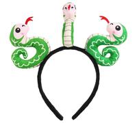 LLINthy Soft Fabric Snake Headband For Chinese New Year Parties Comfortable And Stylish Hair Accessory Festival Theme Headwear
