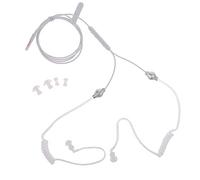 LLINthy Stereo 3.5mm Air Tube Earphone Anti-Radiation Binaural Headset Noise-reduction Earbud With Built-in Microphone