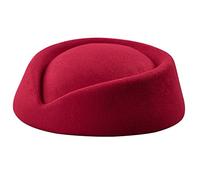 LLINthy Stewardess Hat Flight Attendant Air Hostess Cosplay Costume Live-streaming Stage-performance Building Property
